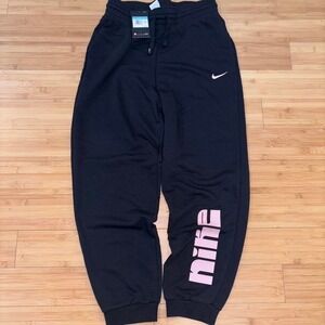 Brand new with tags black and pink Nike sweatpants WOMENS M